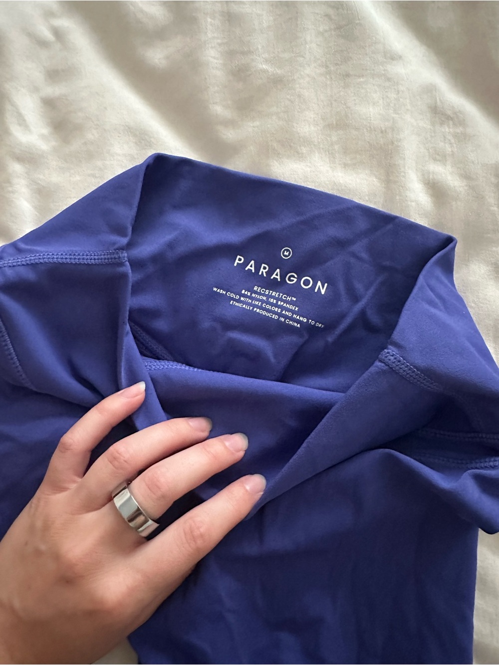 PARAGON Deep Blue High-Rise Athletic Leggings - Picture 3 of 4